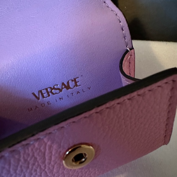 Versace Pink La Medusa Air Pods case NEW (AUTHENTIC) - Picture 7 of 10
